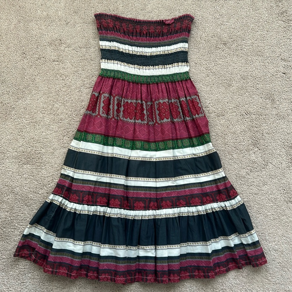 Strapless sundress